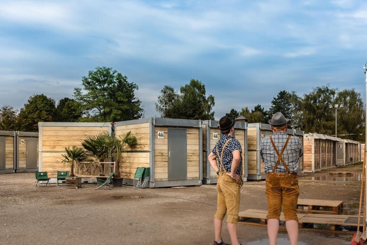 Oktoberfest Wiesn Camp Lodge Мюнхен Экстерьер фото